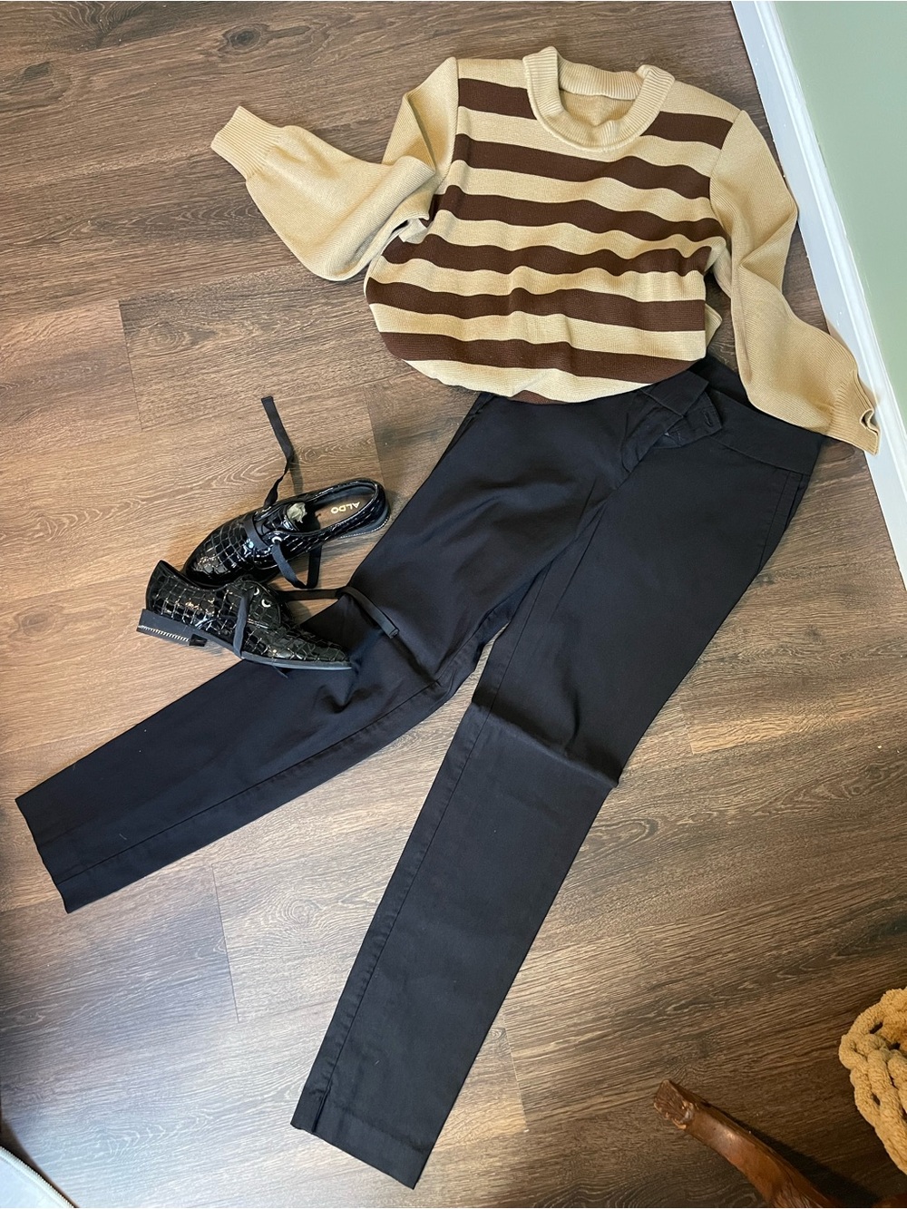 Worthington Black Straight-Leg Women's Pants